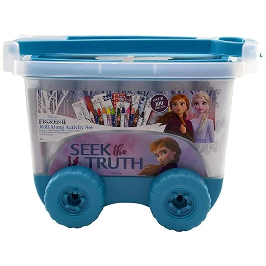 Frozen Stationery in the Storage Trolley Roll Throughout The Activity Set - Image 2
