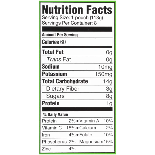 Happy Baby Organics Pears, Zucchini & Peas Pouch, 113 g - هابي بيبي - Image 3