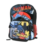 Batman Backpack with Lunch Bag, 41 cm - مارفيل