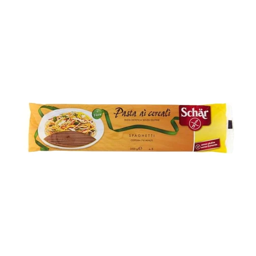 Schär Wholemeal Spaghetti ، خالٍ من الغلوتين ، 250 جم Schär Wholemeal Spaghetti ، خالٍ من الغلوتين ، 250 جم
