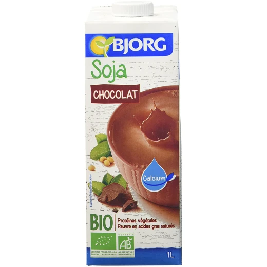 BJORG Soy Drink Chocolate Calcium Bio 1 L. مشروب الصويا BJORG Chocolate Calcium Bio 1 L BJORG Soy Drink Chocolate Calcium Bio 1 L. مشروب الصويا BJORG Chocolate Calcium Bio 1 L