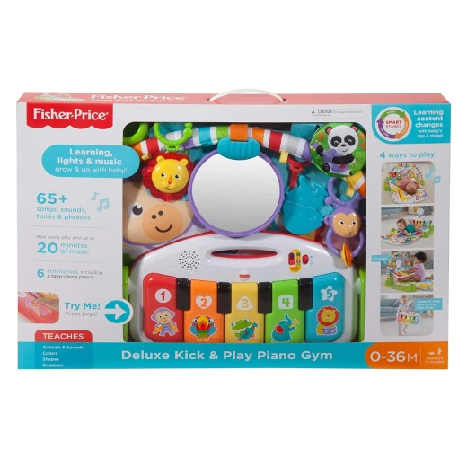 Fisher Price Deluxe Kick and Play Piano Gym - فيشر برايس - Image 7