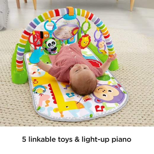 Fisher Price Deluxe Kick and Play Piano Gym - فيشر برايس - Image 4