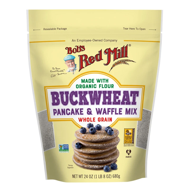 Bob's Red Mill خليط البان كيك والوافل الحنطة السوداء 680 جرام - بوبز ريد ميل