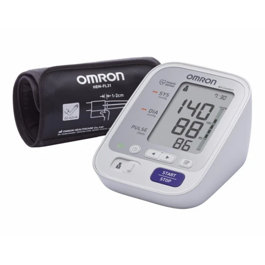 Omron M3 Digital Automatic IntelliSense Upper Arm Blood Pressure Monitor LED BPM