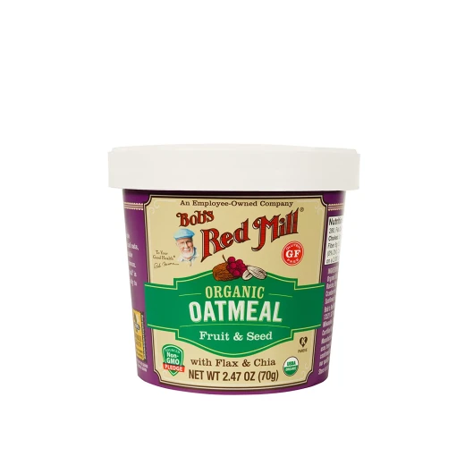 Bob's Red Mill Organic Oatmeal Cup with Fruits & Seed, 70 g Bob's Red Mill Organic Oatmeal Cup with Fruits & Seed, 70 g