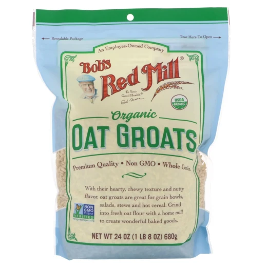 Bob's Red Mill حبوب الشوفان الكاملة العضوية ، 680 جم