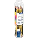 Staedtler Noris Promotional Pencil Set 12 Pencils with Last Intervention Mars Plastic Eraser - ستدلر