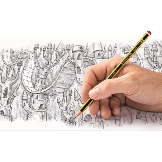 Staedtler Noris HB Pencils, Pack of 6 - ستدلر - Image 3