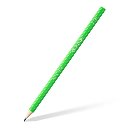 Staedtler Wopex - Graphite Pencils Neon Kit - Green, with Sharpener and Eraser - ستدلر - Image 6