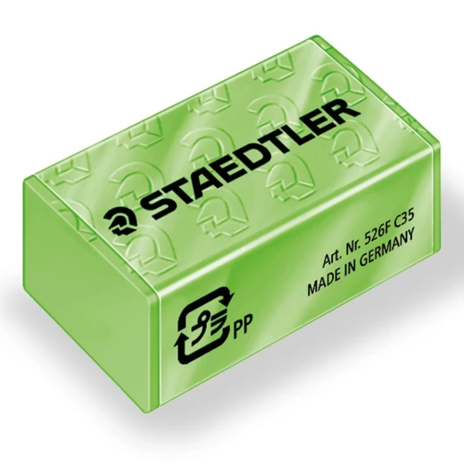 Staedtler Wopex - Graphite Pencils Neon Kit - Green, with Sharpener and Eraser - ستدلر - Image 3