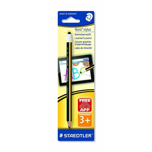 Staedtler 2 in1 Pencil & Jumbo Stylus For PC Tablets - Black