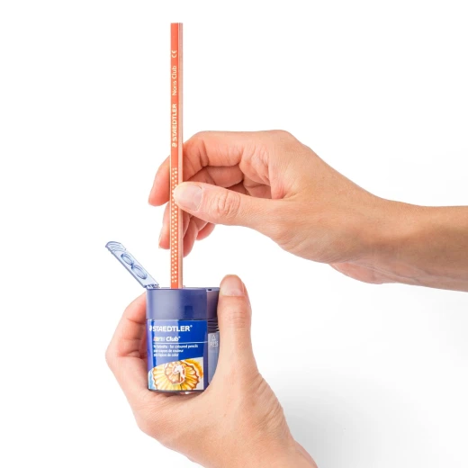 Staedtler Noris Club Double Pencil Sharpener, Blue - ستدلر - Image 3