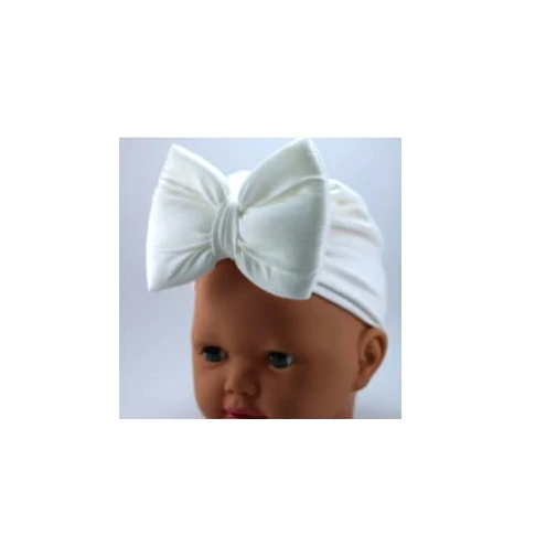 Baby Turban Headband, White - Image 2