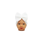 Baby Turban Headband, White