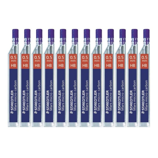 Staedtler Mars Micro Refill Lead 0.5 mm, HB, Pack of 10 Staedtler Mars Micro Refill Lead 0.5 mm, HB, Pack of 10