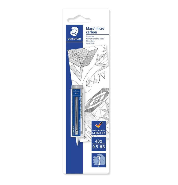 Staedtler Mars Micro Refill Lead 0.5 mm, HB, 40 Leads - ستدلر