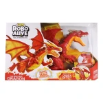 Zuru Robo Alive Roaring Ice Dragon Battery-Powered Robotic Toy, Red - زورو