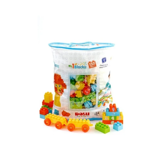 Dolu My First Blocks 150  Pieces - دولو - Image 2