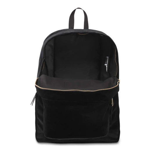 JanSport Superbreak Velvet Backpack, Black Velvet - جان سبورت - Image 5