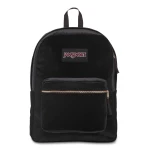 JanSport Superbreak Velvet Backpack, Black Velvet - جان سبورت