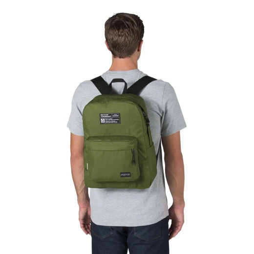 JanSport Recycled Super Backpack ,New Olive - جان سبورت - Image 3