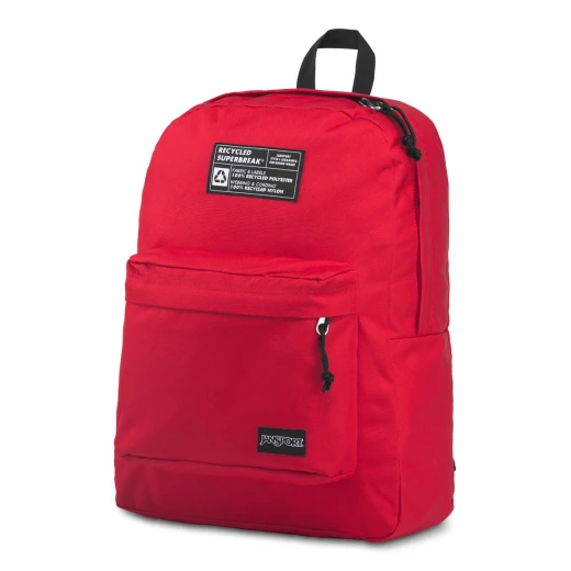 JanSport Recycled Super Backpack, Red Tape - جان سبورت - Image 2