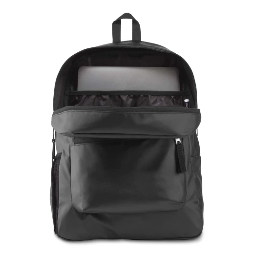JanSport Cross Town Remix Backpack, Black Mate Coated 600D - جان سبورت - Image 2