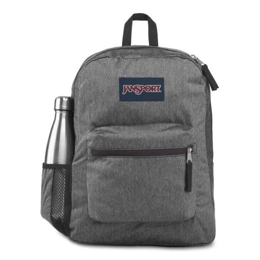 JanSport Cross Town Remix Backpack, Black White Herringbone JanSport Cross Town Remix Backpack, Black White Herringbone