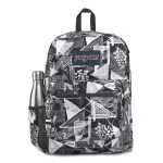 JanSport Cross Town Backpack,Black Street Lines - جان سبورت