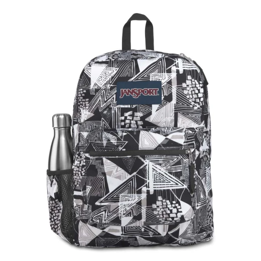 JanSport Cross Town Backpack,Black Street Lines JanSport Cross Town Backpack,Black Street Lines