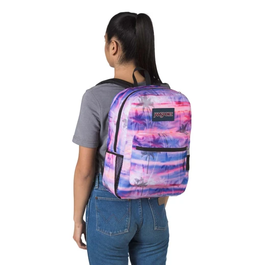 JanSport Cross Town Backpack, Palm Paradise - جان سبورت - Image 3