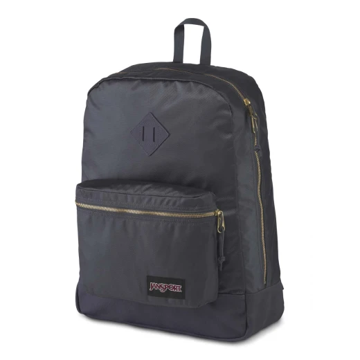 Jansport Super FX Backpack Deep Grey, Gold Premium Poly - جان سبورت - Image 3