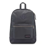 Jansport Super FX Backpack Deep Grey, Gold Premium Poly - جان سبورت
