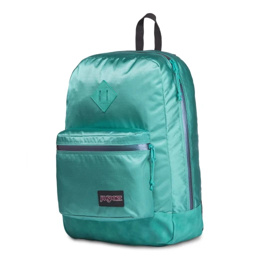 JanSport Super FX Backpacks, Classic Teal Premium Poly - جان سبورت - Image 2
