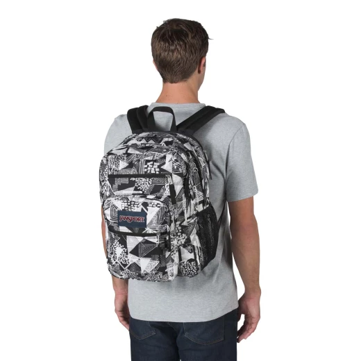 JanSport Big Student Backpack,Black Street Lines - جان سبورت - Image 3