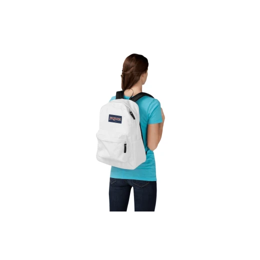 Jansport Superbreak Backpack, White Color 42 x 32 x D14 cm - JanSport - Image 3