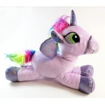Sparkle Club, Small Unicorn Plush Pillow 9.8", Purple - سباركل كلاب