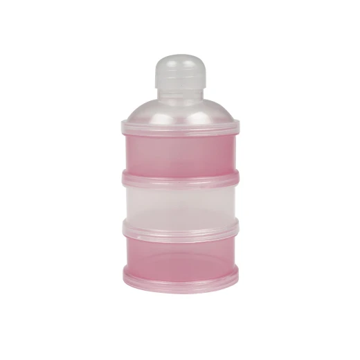 Safari Milk Powder Container 3 Pack, Pink Safari Milk Powder Container 3 Pack, Pink
