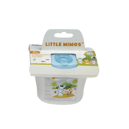Little Mimos Milk Powder Container, Blue Little Mimos Milk Powder Container, Blue