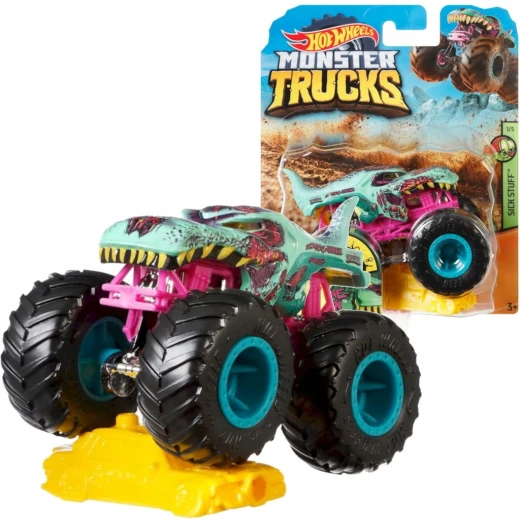Hot Wheels Monster Trucks 1:24, Zombie Wrex - هوت ويلز - Image 2