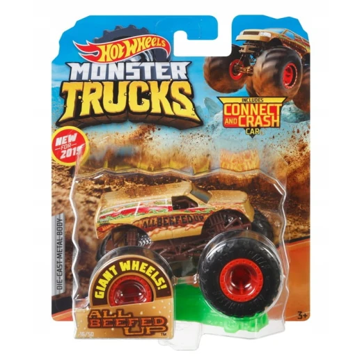 Hot Wheels Monster Trucks 1:24, Hot Weiler Hot Wheels Monster Trucks 1:24, Hot Weiler