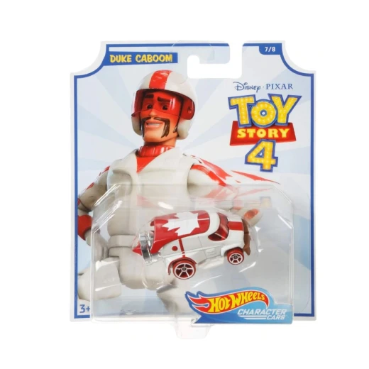 Disney Pixar Toy Story 4 Hot Wheels Character Cars - Duke Caboom Disney Pixar Toy Story 4 Hot Wheels Character Cars - Duke Caboom