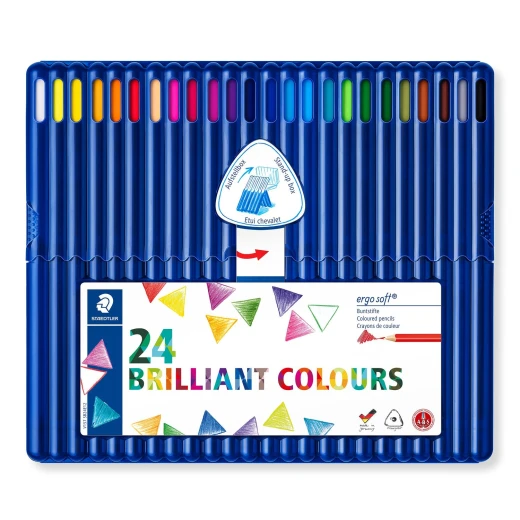 Staedtler Ergosoft® 157 Coloured Pencil, Pack of 24 - ستدلر - Image 5