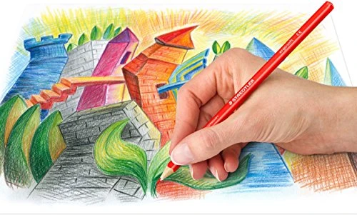Staedtler Ergosoft Triangular Colouring Pencils, Pack of 24 - ستدلر - Image 2