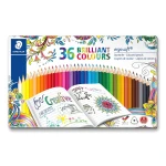 Staedtler Ergosoft Triangular Colouring Pencils, Pack of 36 - ستدلر