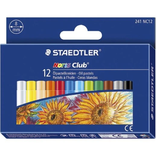 Staedtlers Noris Oil Pastel Crayon, Pack of 12 Staedtlers Noris Oil Pastel Crayon, Pack of 12