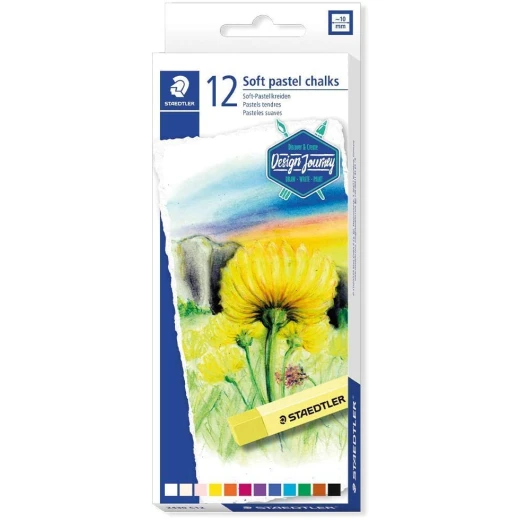 Staedtlers Karat Soft Pastel Chalk in Cardboard Box, Pack of 12 Staedtlers Karat Soft Pastel Chalk in Cardboard Box, Pack of 12