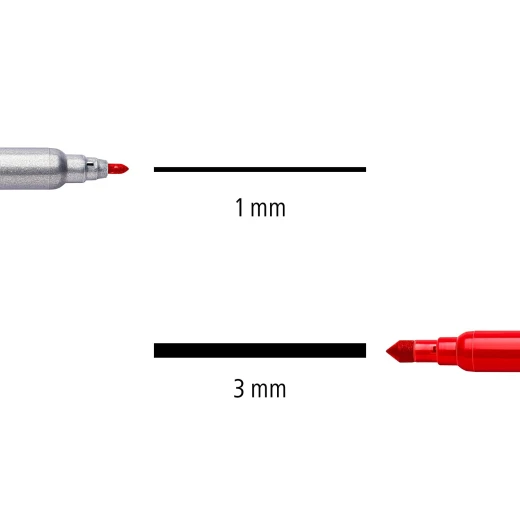 Staedtler Noris® 320 Double Ended Fibre-Tip Pen, Pack of 10 - ستدلر - Image 8