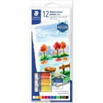 Staedtler Watercolor Paint Tube, Pack of 12 - ستدلر